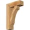 Ekena Millwork Imperial Block Rough Sawn Bracket w/ Offset Brace, Western Red Cedar, 8"W x 24"D x 36"H BKT0806X24X36IMP05RWR - alternate 1